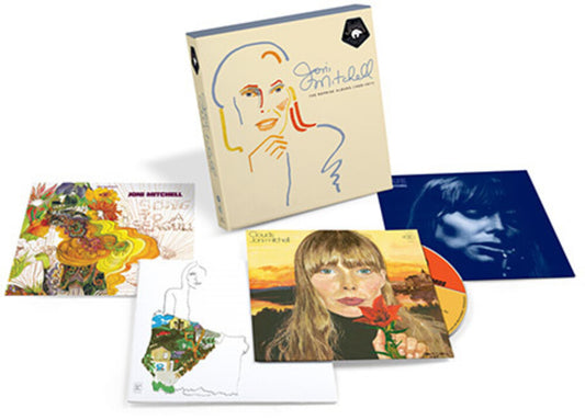 the album cover for Joni Mitchell - The Reprise Albums (1968-1971) [4CD]
