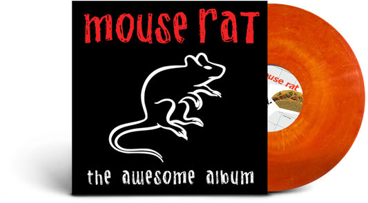 the album cover for Mouse Rat - The Awesome Album [Indie Exclusive Limited Edition Nothing Rhymes With Blorange Orange LP]