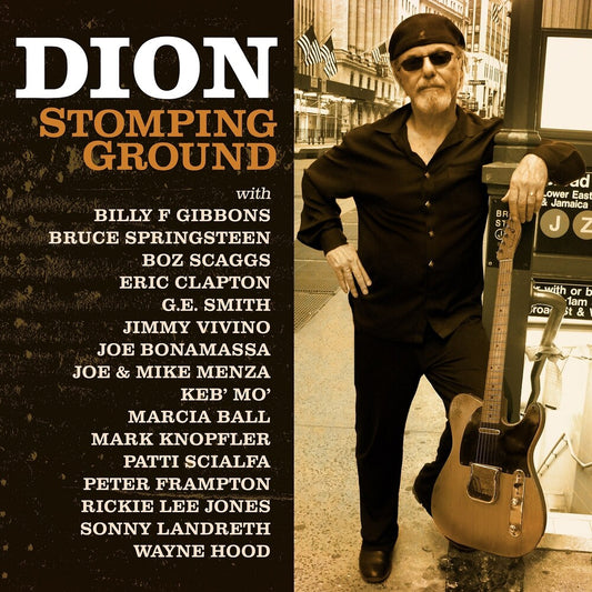 the album cover for Dion - Stomping Ground