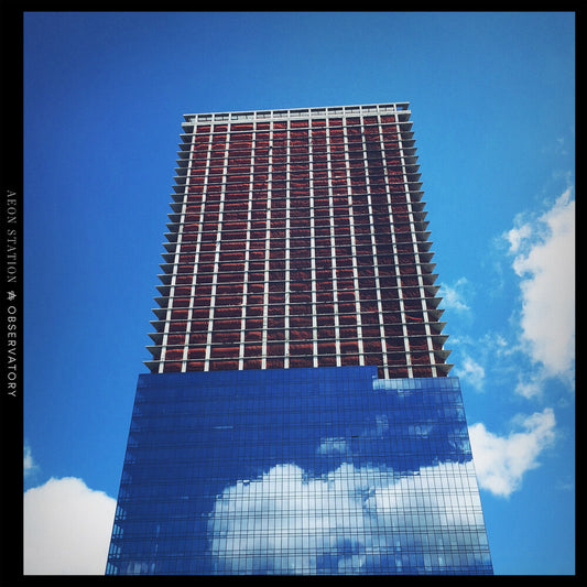 the album cover for Aeon Station - Observatory [Cloudy Blue LP]