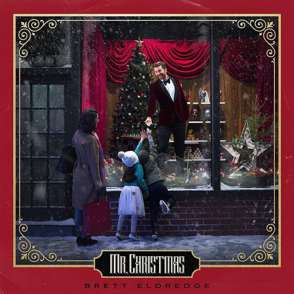 the album cover for Brett Eldredge - Mr. Christmas [LP]
