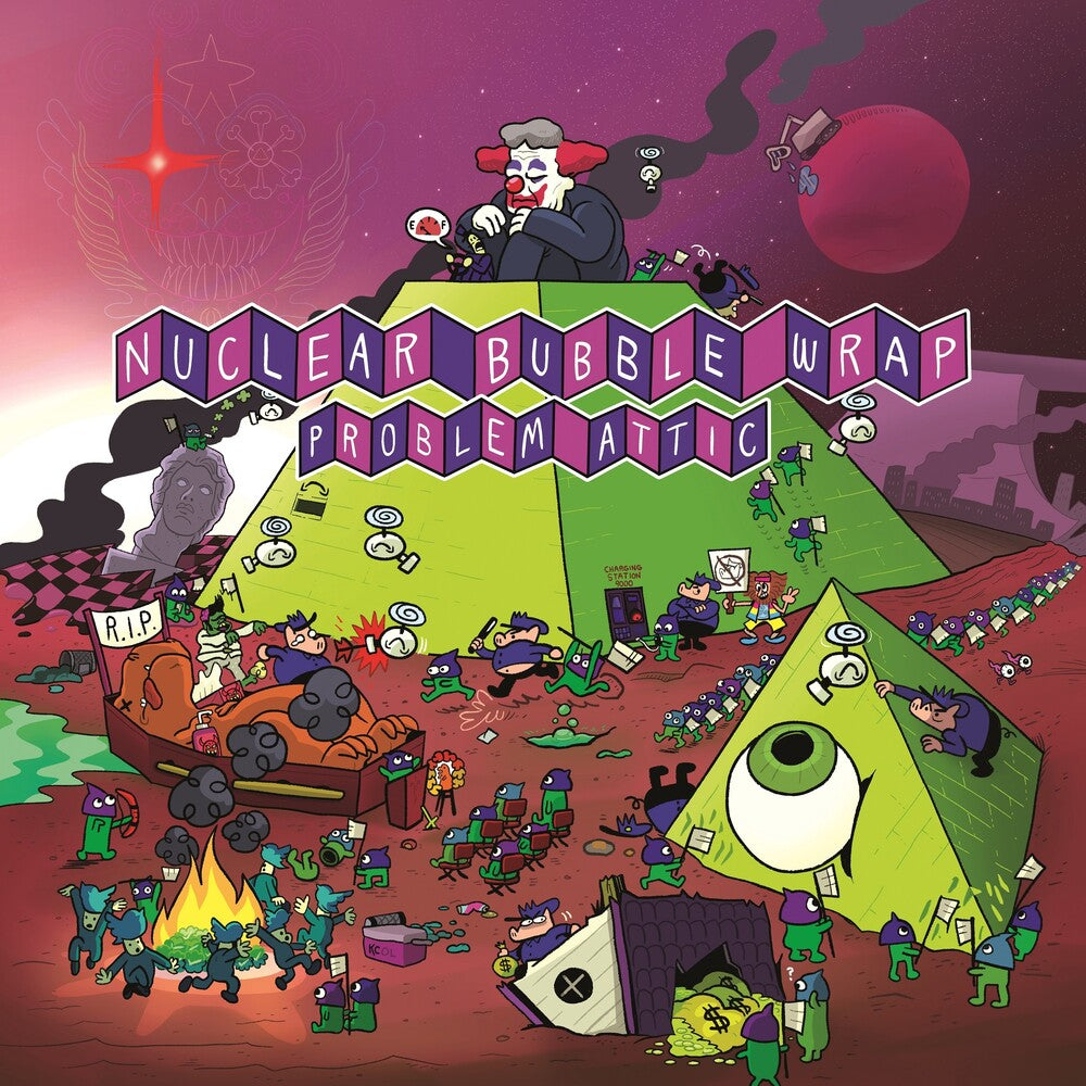 the album cover for Nuclear Bubble Wrap - Problem Attic [Indie Exclusive Limited Edition LP]