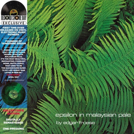 the album cover for Edgar Froese - Epsilon In Malaysian Pale [RSD 2022]