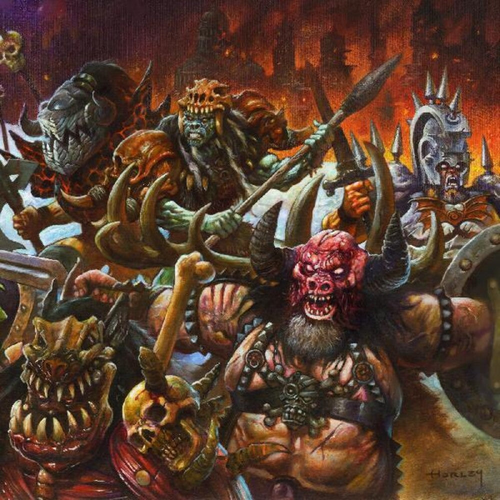 the album cover for GWAR - New Dark Ages