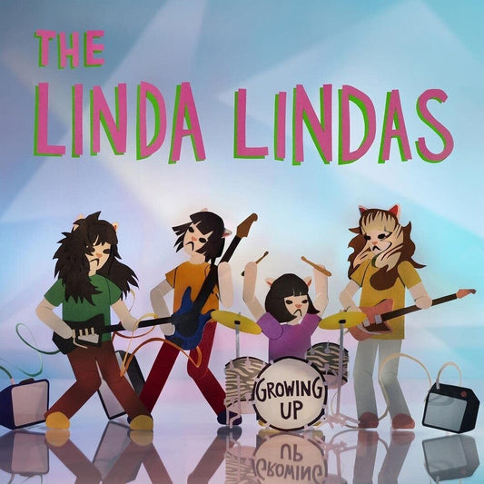 the album cover for Linda Lindas - Growing Up [Colored Vinyl] (Org)