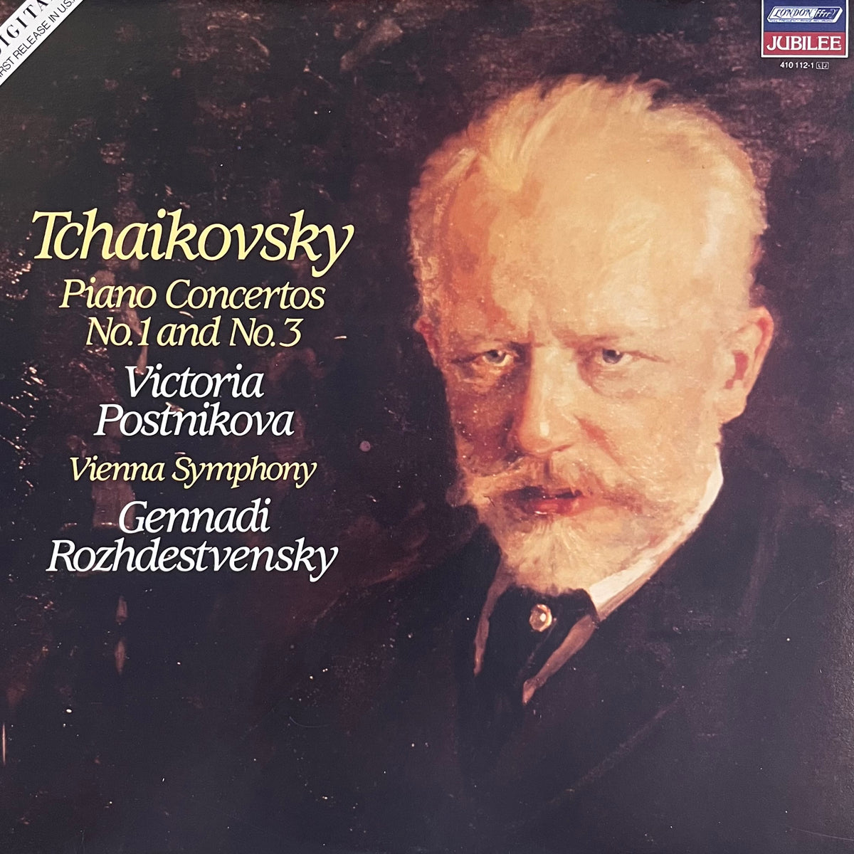 Tchaikovsky / Victoria Postnikova, Vienna Symphony - Piano Concertos No. 1 and No. 3 LP