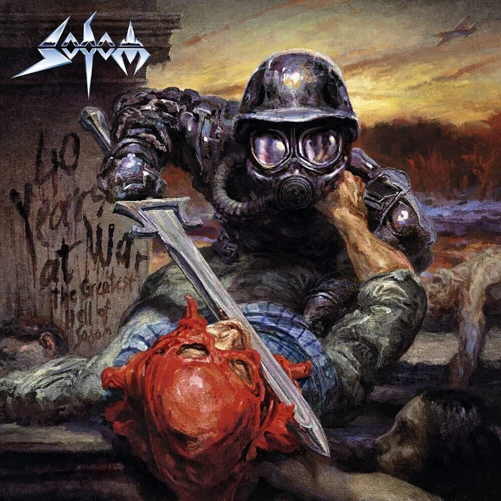 the album cover for Sodom - 40 Years At War - The Greatest Hell Of Sodom