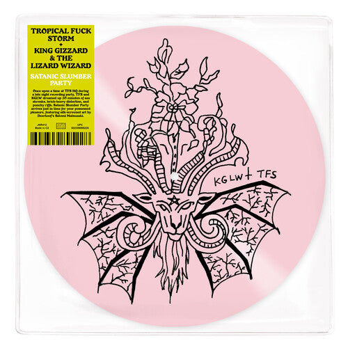 Tropical Fuck Storm & King Gizzard - Satanic Slumber Party - Pink Silkscreened