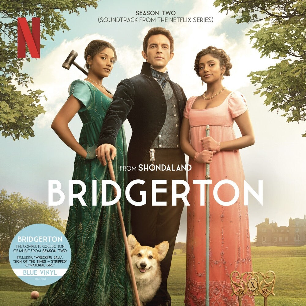 the album cover for Various Artists - Bridgerton Season Two (Soundtrack From The Netflix Series) [Blue 2 LP]