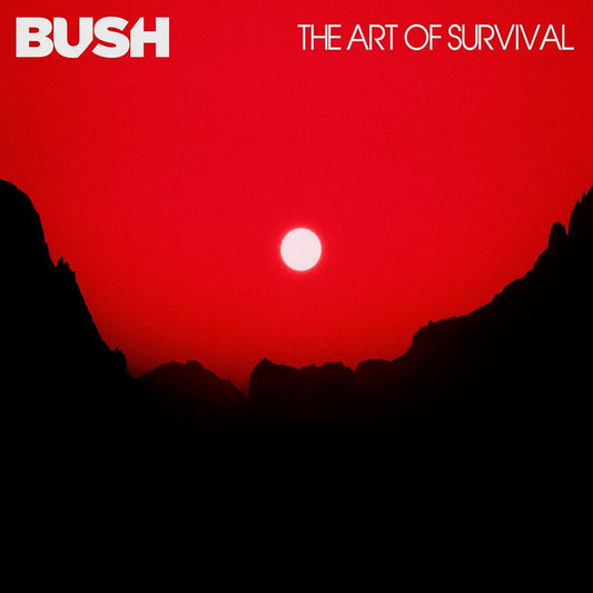 the album cover for Bush - The Art Of Survival [White LP]