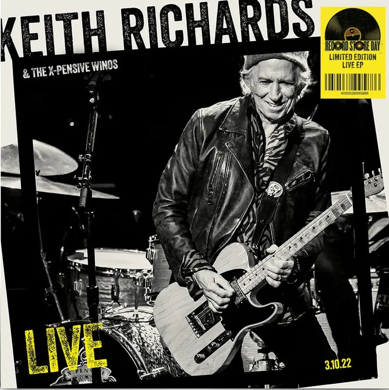 Keith Richards & The X-Pensive Winos - Live 3.10.22 (Red vinyl)