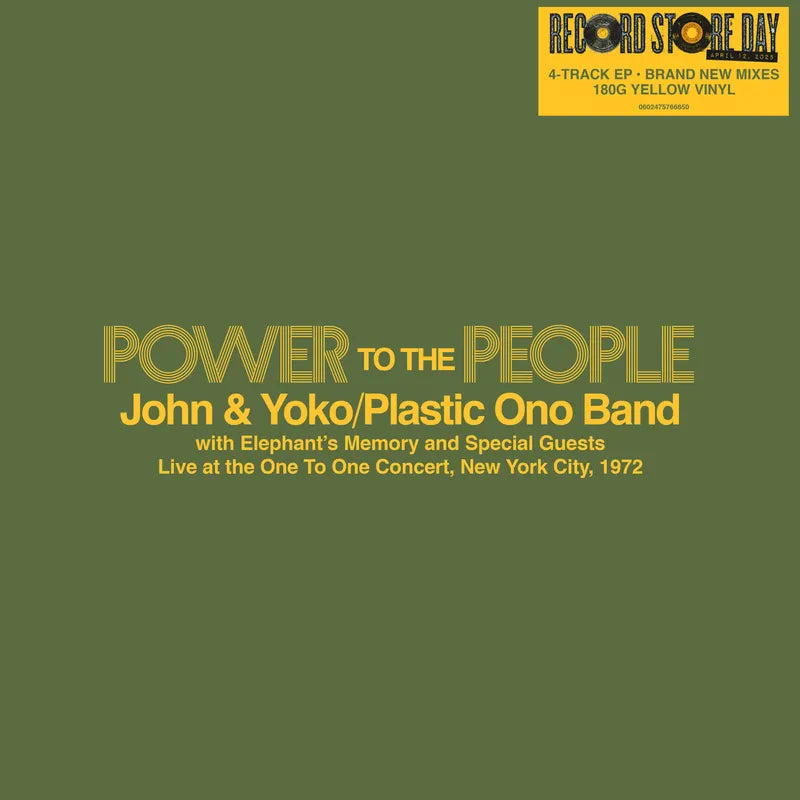 John & Yoko, The Plastic Ono Band, Elephant's Memory - Power To The People - Live at the One-To-One Concert, New York City, 1972