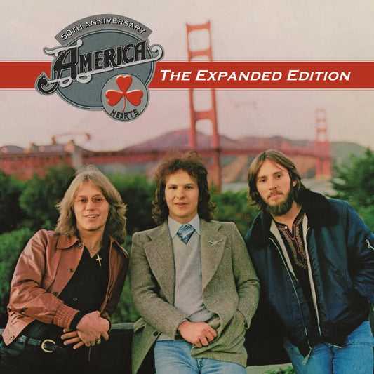 America - Hearts-50th Anniversary (Translucent Red Vinyl/Bonus Tracks)