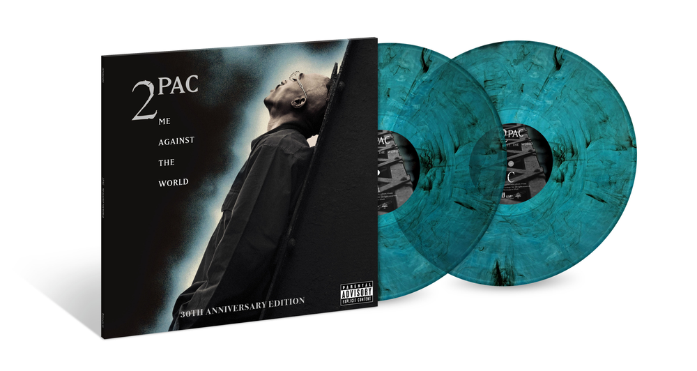the album cover for 2pac - Me Against The World (30th Anniversary Edition) [Midnight Mist 2 LP]