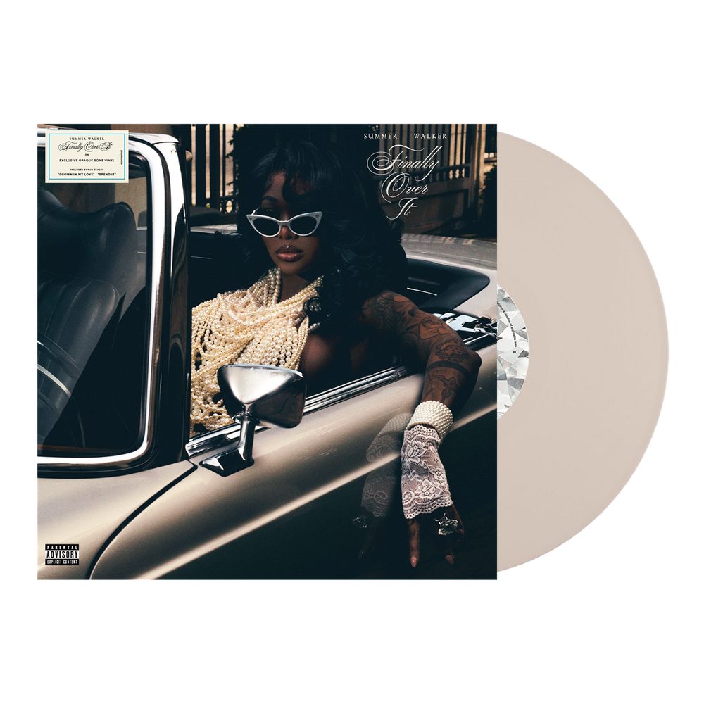 the album cover for Summer Walker - Finally Over It [Indie Exclusive Bone 2 LP Alternate Cover]