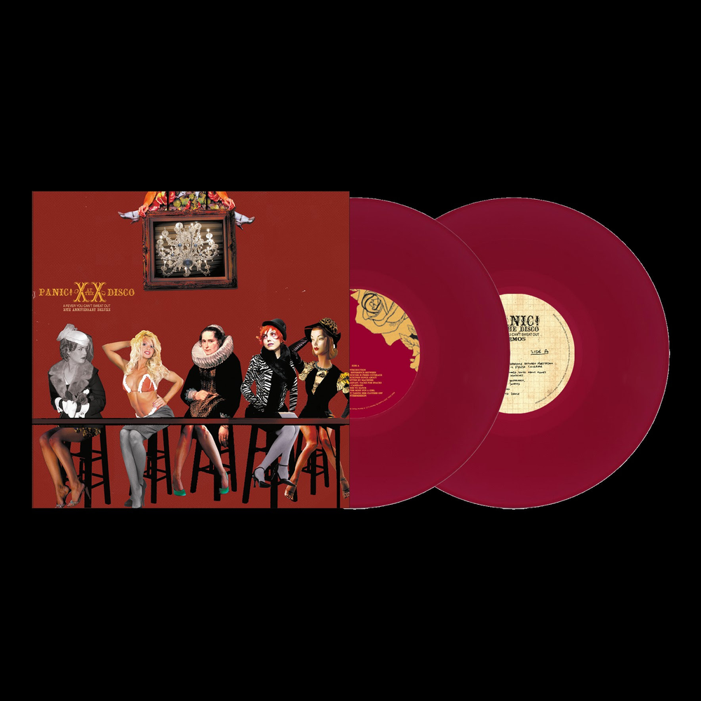the album cover for Panic At The Disco - Fever You Can't Sweat Out [Red Apple LP]