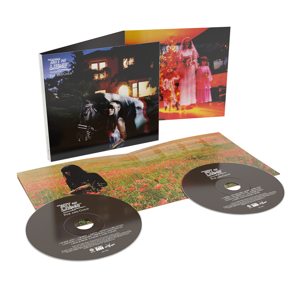 the album cover for Bat For Lashes - Fur and Gold (2025 Remaster) [Deluxe 2 CD]