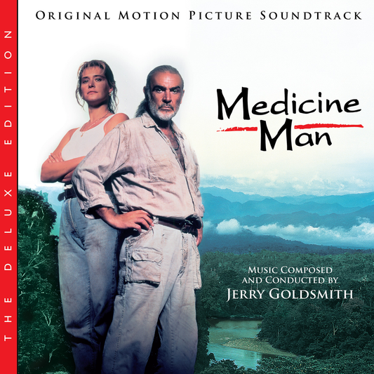 the album cover for Jerry Goldsmith - Medicine Man - Deluxe Edition (Original Motion Picture Soundtrack)