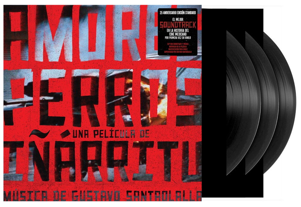 the album cover for Various Artists - Amores Perros (Soundtrack)