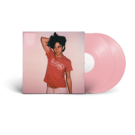 the album cover for The 1975 - I like it when you sleep, for you are so beautiful yet so unaware of it - 10th Anniversary [Pink]