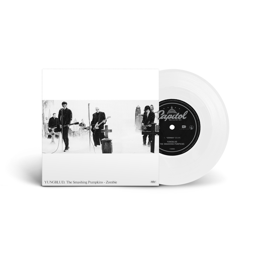 the album cover for YUNGBLUD - Zombie [White]