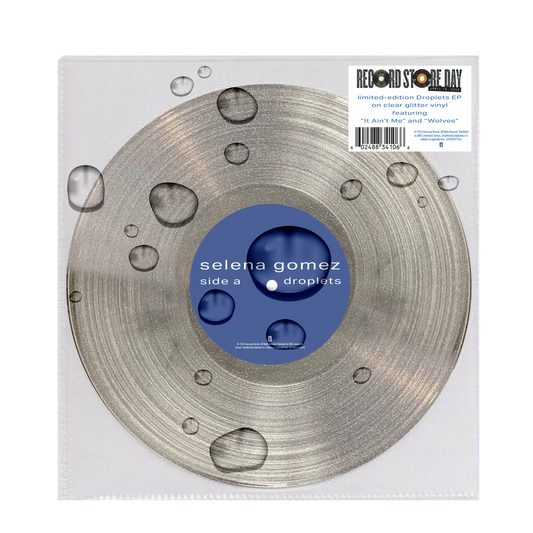 the album cover for Selena Gomez - Droplets [RSD 2026]