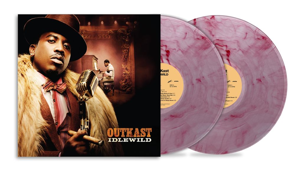the album cover for Outkast - Idlewild [Marbled Pink]