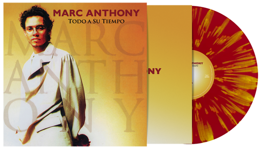 the album cover for Marc Anthony - Todo A Su Tiempo [Red Sunburst LP]