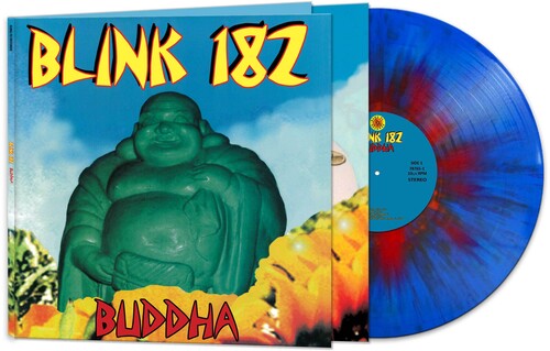 blink-182 - Buddha - Blue/red Splatter