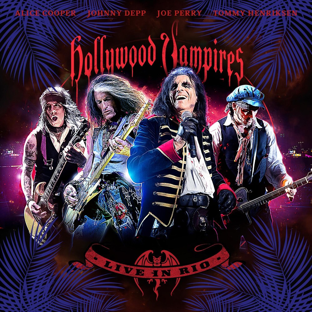 the album cover for Hollywood Vampires - Live in Rio [2LP]