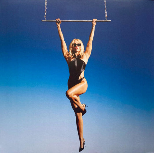 the album cover for Miley Cyrus - Endless Summer Vacation [Colored Vinyl] (Wht) (Port)