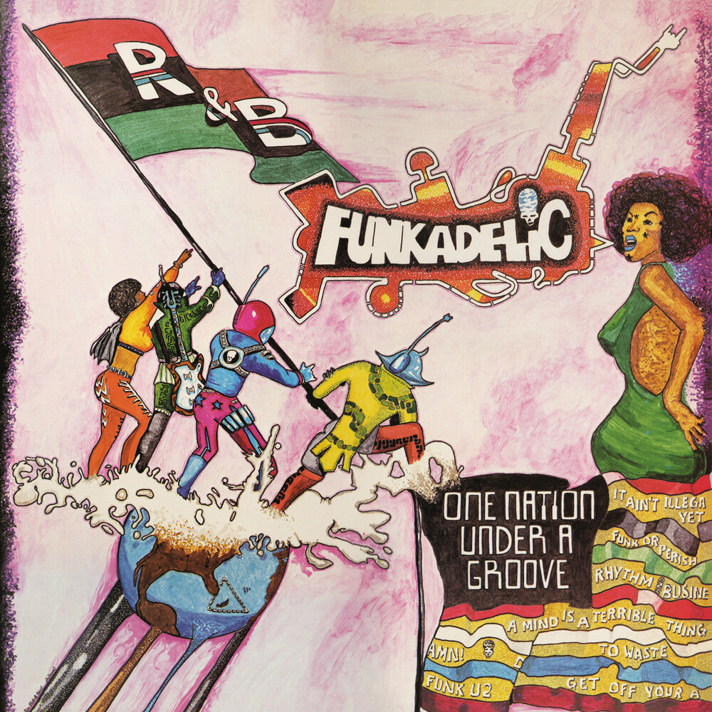 Funkadelic - One Nation Under A Groove - Red & Green Colored Vinyl with Bonus 12-Inch