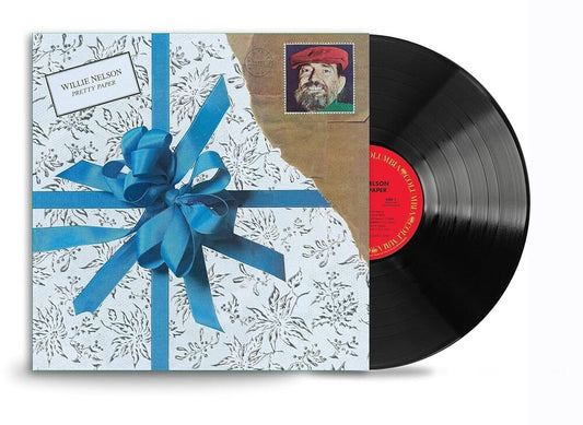 the album cover for Willie Nelson - Pretty Paper [LP]