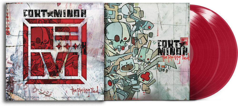 the album cover for Fort Minor - The Rising Tied [Limited Edition Apple Red 2LP]