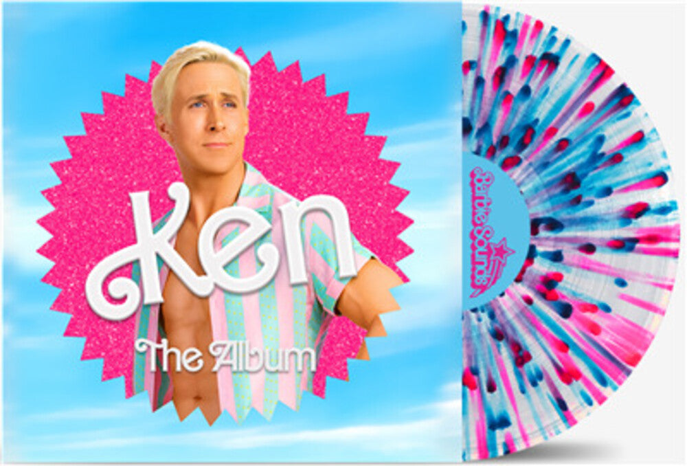 Various Artists - Barbie The Album [RSD Essential Indie Colorway Clear w/Pink & Blue Splatter LP - Ken Cover]