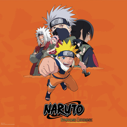 the album cover for Sylvain Audinovski  (Colv) (Red) (Aniv) - Naruto Symphonic Experience - O.S.T. [Colored Vinyl] (Red)