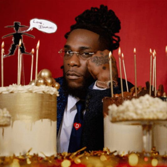 the album cover for Burna Boy - Love, Damini [2LP]
