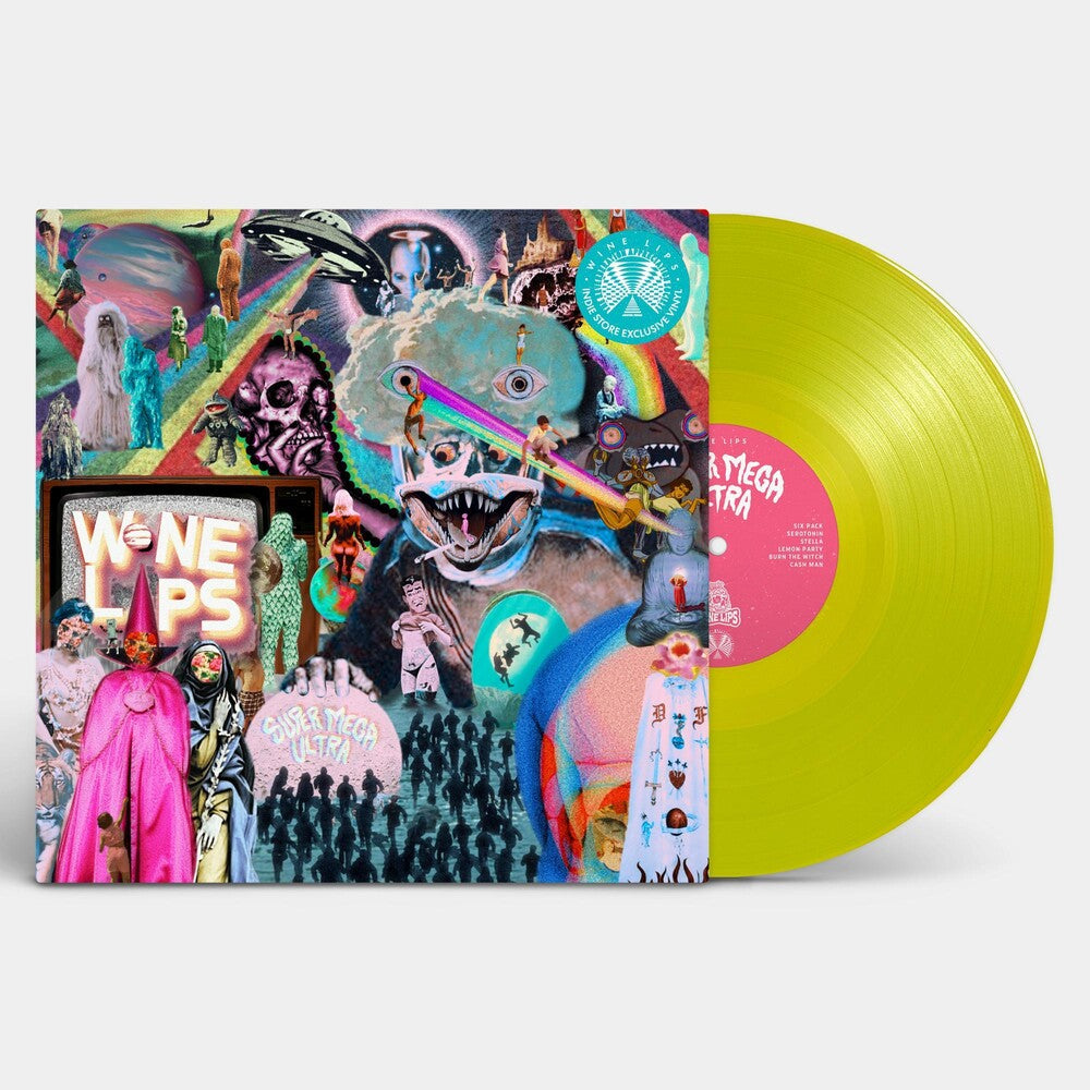 Wine Lips - Super Mega Ultra [Indie Exclusive Electric Yellow LP]