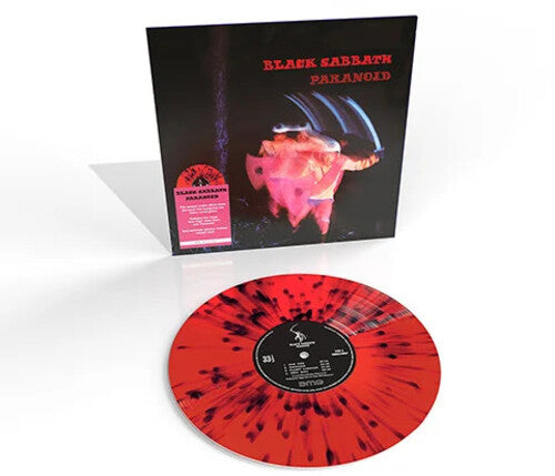 Black Sabbath - Paranoid - Limited Red & Black Splatter Colored Vinyl