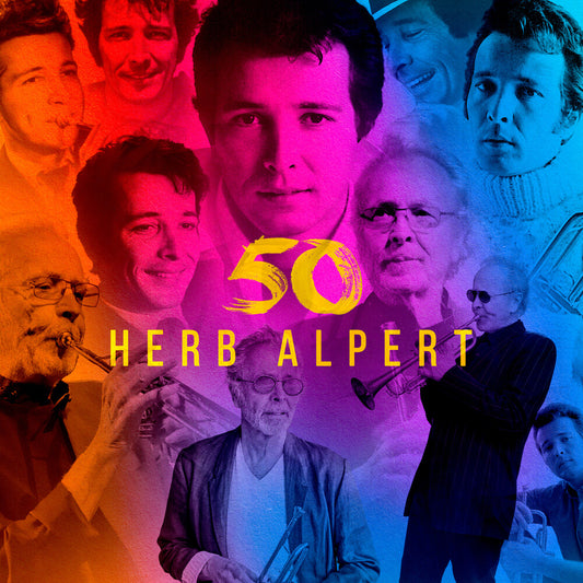 the album cover for Herb Alpert - 50