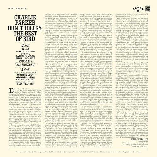 Charlie Parker - Ornithology: The Best Of Bird