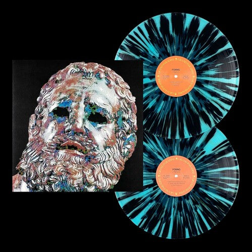 Foxing - Foxing - Ice Blue with Black Splatter