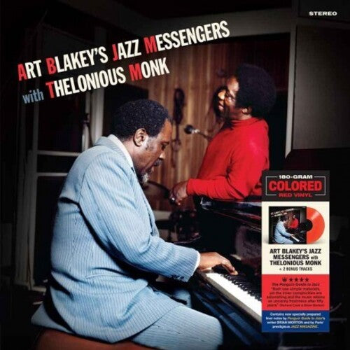 Art Blakey - Art Blakey's Jazz Messengers With Thelonious Monk - Limited 180-Gram Red Colored Vinyl with Bonus Tracks