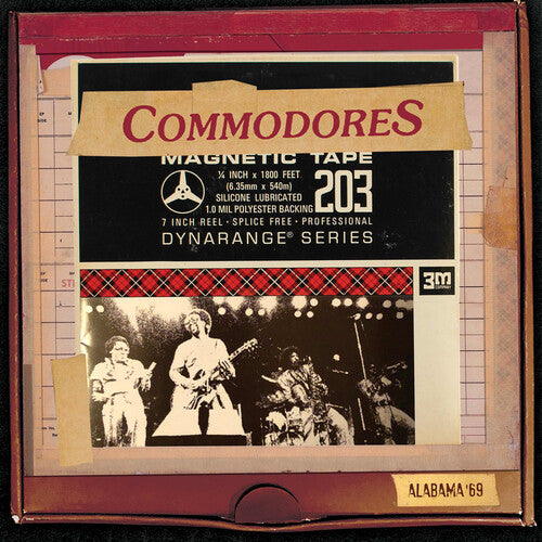 Commodores - Alabama '69 - Red/Gold Splatter