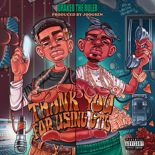 Drakeo the Ruler - Thank You For Using GTL (green/blue vinyl)