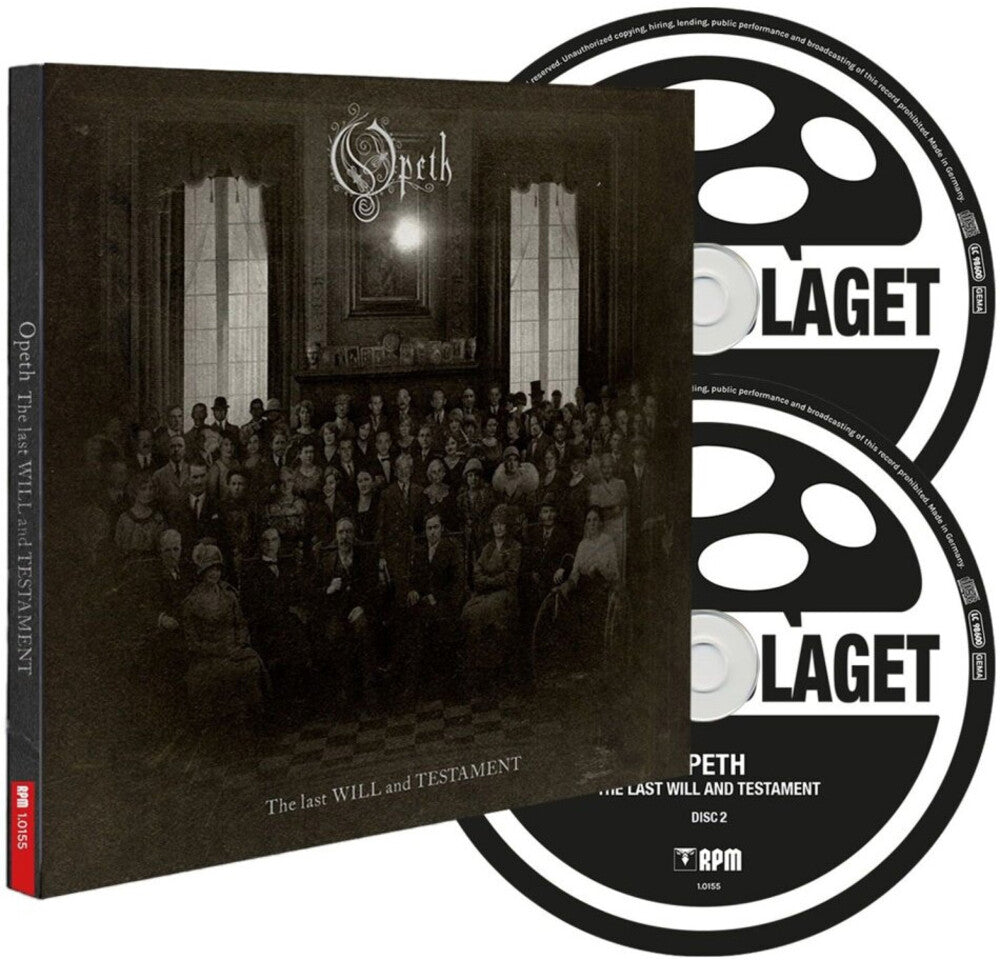 the album cover for Opeth - The Last Will and Testament [CD Digipak + Blu-ray]