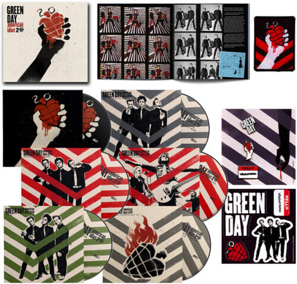 the album cover for Green Day - American Idiot 20th Anniversary - Deluxe Edition [6 CD Boxset]