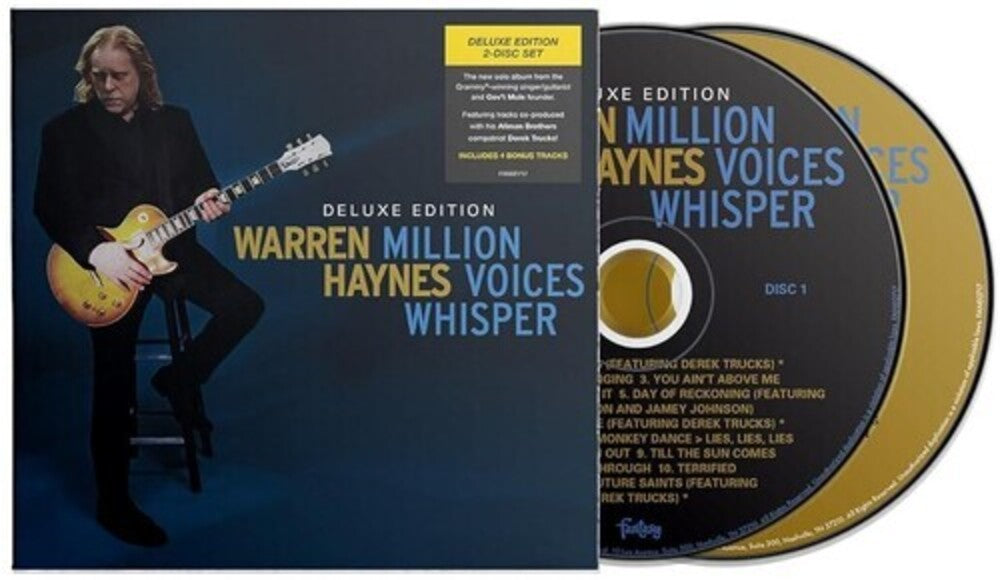the album cover for Warren Haynes - Million Voices Whisper [Deluxe 2 CD]