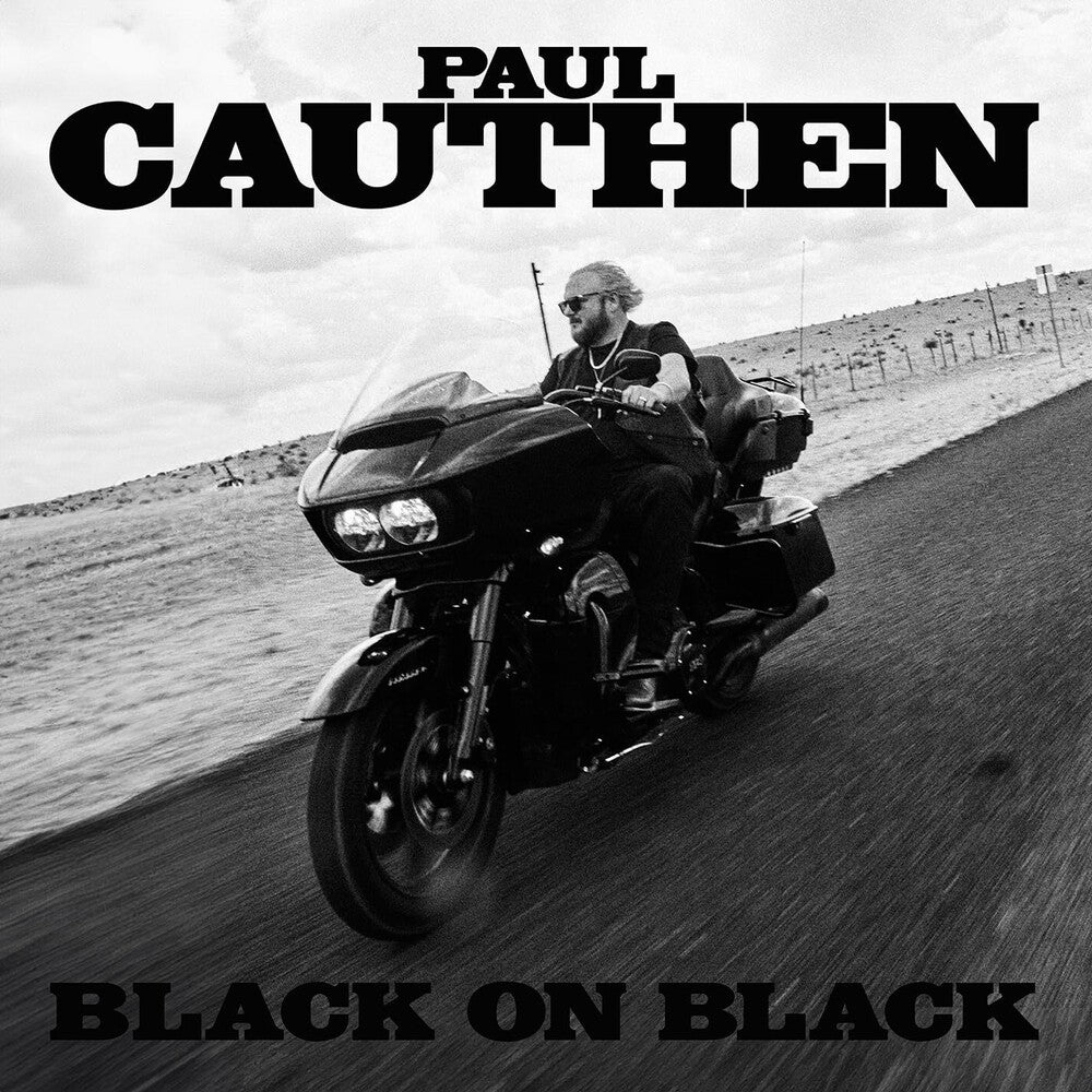 the album cover for Paul Cauthen - Black On Black [Colored Vinyl] (Bice)