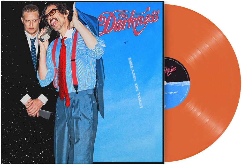 the album cover for The Darkness - Dreams on Toast [Indie exclusive Orange]